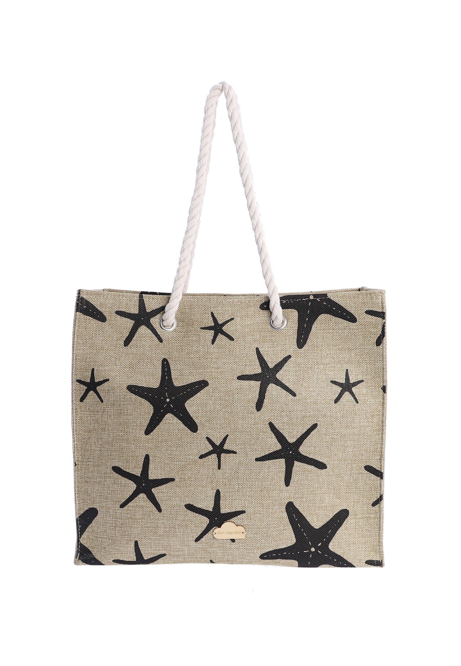 Borsa da spiaggia da donna DON ALGODON Rosmary con cerniera