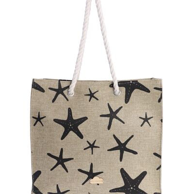 Borsa da spiaggia da donna DON ALGODON Rosmary con cerniera
