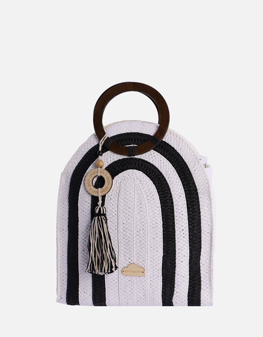 DON ALGODON Borsa a mano Roxanne da donna natura con cerniera