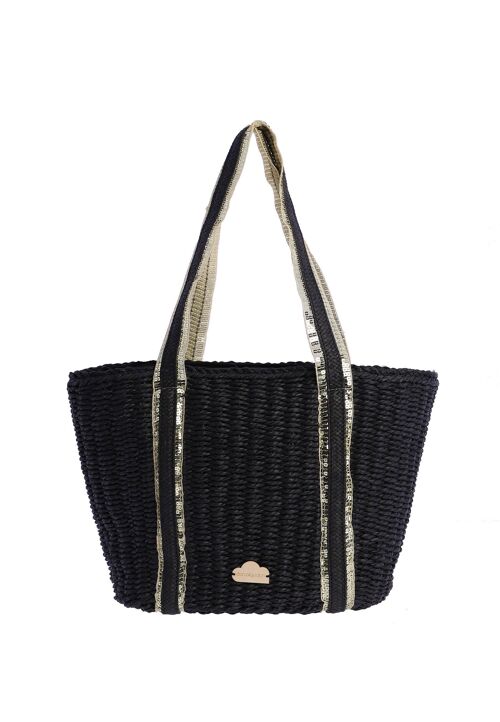 Bolso shopper nature para mujer DON ALGODON Sara con cremallera