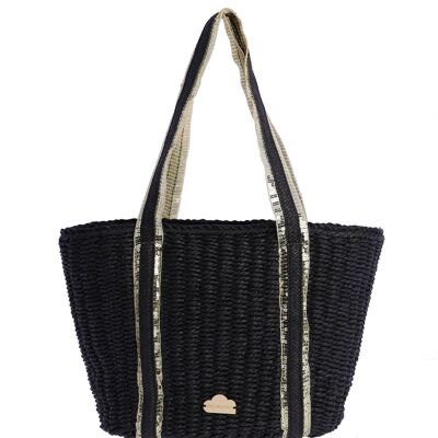 Bolso shopper nature para mujer DON ALGODON Sara con cremallera