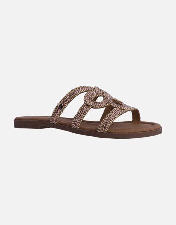 DON ALGODON Wendy, Sandales en Simili Cuir pour Femme 1