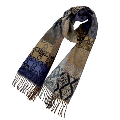 Bufanda para mujer Don Algodon Fátima rectangular multicolor