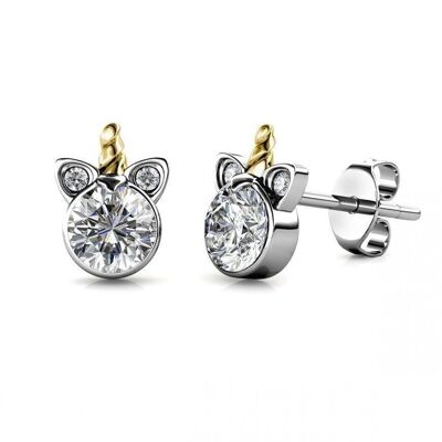 Unicorn Stud Earrings High Quality Brass Rhodium Plated I MYC-Paris.com