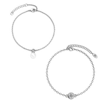 Coffret cœur Saint Valentin - 14 bijoux - Finition argentée 4