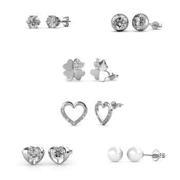 Coffret cœur Saint Valentin - 14 bijoux - Finition argentée 5