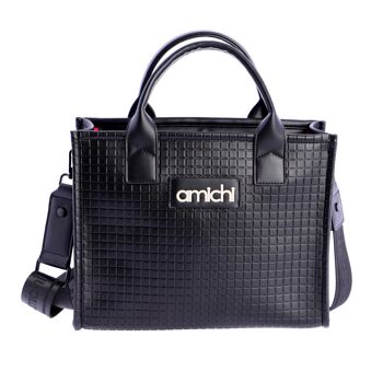 AMICHI Sac à main femme Amada en synthétique avec fermeture éclair 1