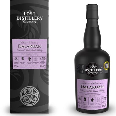 The Lost Distillery Company - Selección clásica de DALARUAN, 43% Caja de regalo de 70 cl