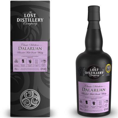 The Lost Distillery Company - Sélection Classique DALARUAN, 43% Carton Cadeau 70cl
