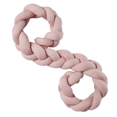 Bed snake braided knit pink L