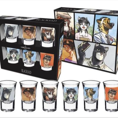 SET DI 6 TIRATORI BLACKSAD
