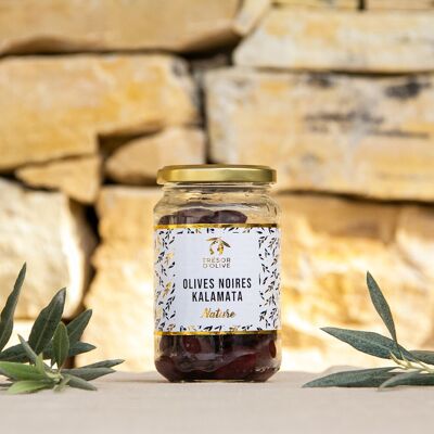 Natural Kalamata black olives
