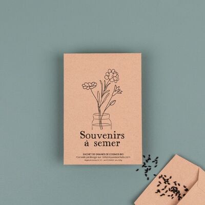 Souvenir to sow - Bag of Cosmos seeds