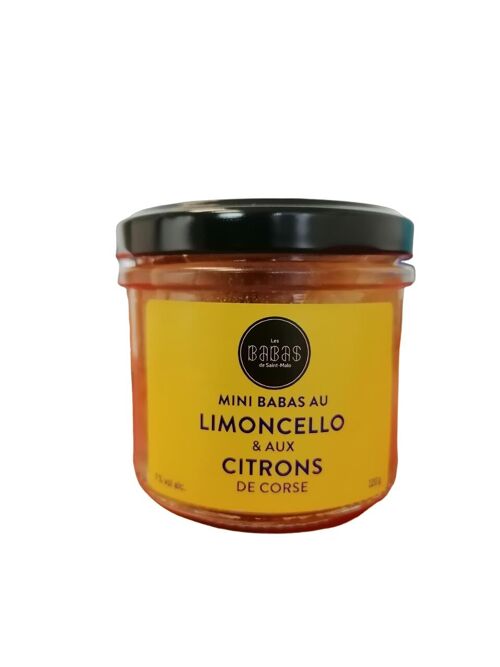 Babas Billes au Limoncello et Citrons de Corse, 120g