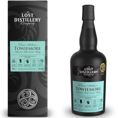 The Lost Distillery Company - Selezione classica Towiemore, cartone regalo da 70 cl al 43%.