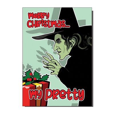 My Pretty Wicked Witch Wizard Of Oz Inspired Christmas Card