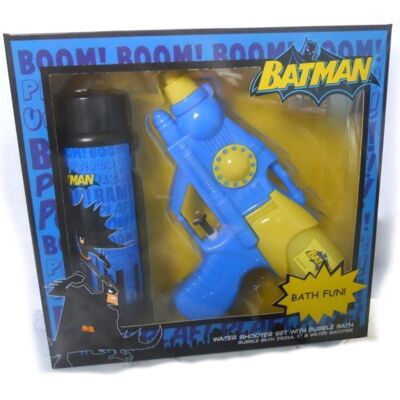Batman - Set da bagno con pistola ad acqua