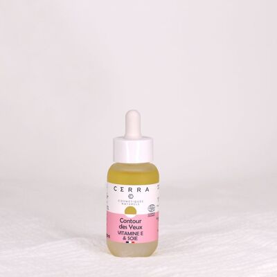 Vitamin E & Silk eye contour - certified organic - 100 ml