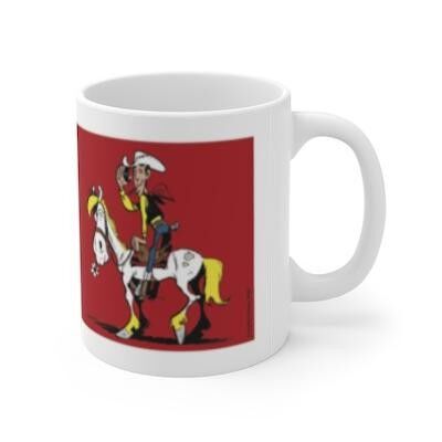 Mug en céramique lucky luke et jolly jumper