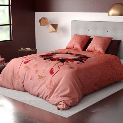Housse de couette + taies coton Cancan Dream 240x260 cm