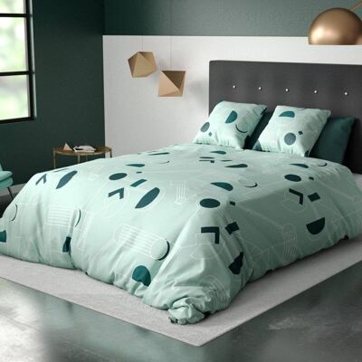 Duvet cover and pillowcases Polyester Hawak 240x260 cm