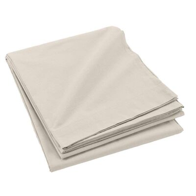 Flat sheet 240x300 100% Cotton 57 threads Beige