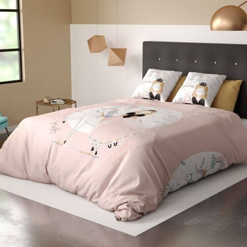 Housse de couette 140x200 + taie Coton Lovely Princess