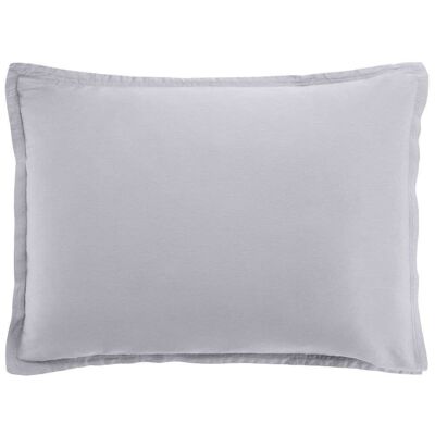 pillowcase 50x70 cm rectangle Cotton Satin Chalk Gray