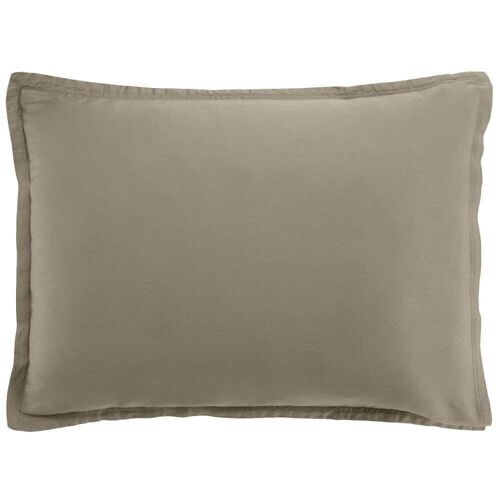 taie 50x70 cm rectangle Satin de Coton Sable