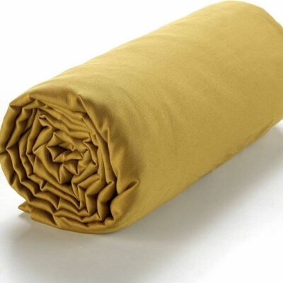 Lenzuolo con angoli 140x190+30 cm Raso di Cotone Bronzo