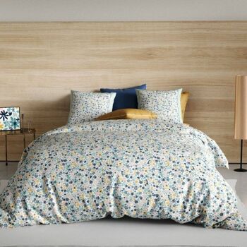 Housse de couette 240x260 cm + 2 taies 63x63 cm Coton Mani 2