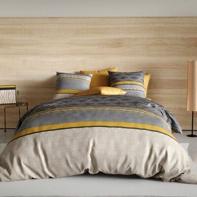 Duvet cover 220x240 + 2 pillowcases 63x63 Cotton Delmas