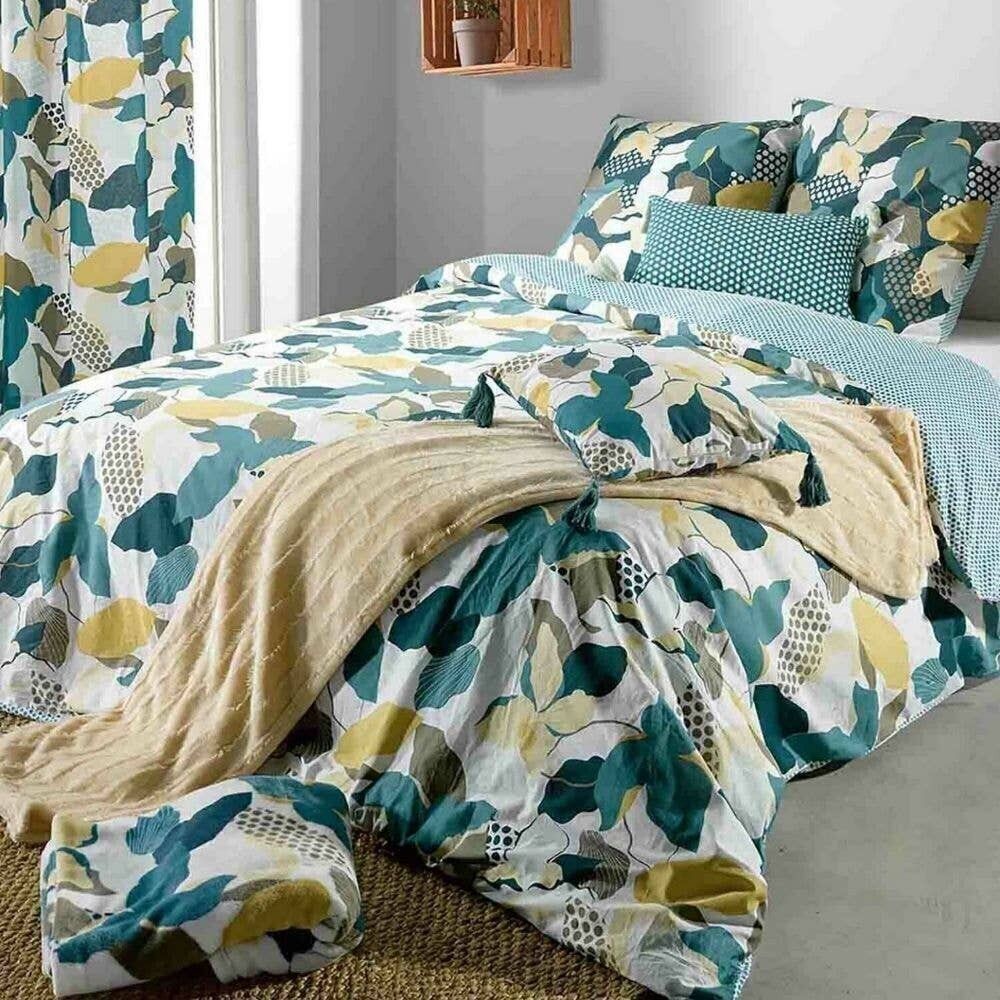 Reversed duvet cover 220x240 cm + Lobelia Cotton pillowcases