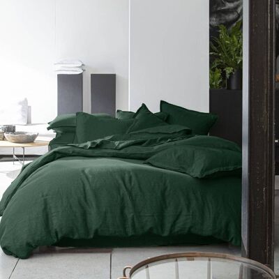 Duvet cover 240x260 cm + French Pin linen pillowcases