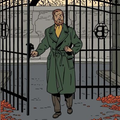 Blake et mortimer le cri du moloch la grille carte postale