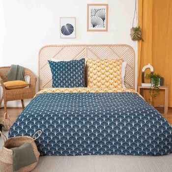 Housse de couette 220x240 cm + 2 taies 100% Polyester Pania 3