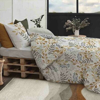Duvet cover 220x240 cm + 2 pillowcases 100% Organic Cotton Eloa