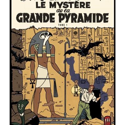 Carte postale blake et mortimer le mystère de la grande pyramide