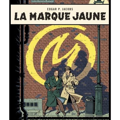 Carte postale blake et mortimer la marque jaune