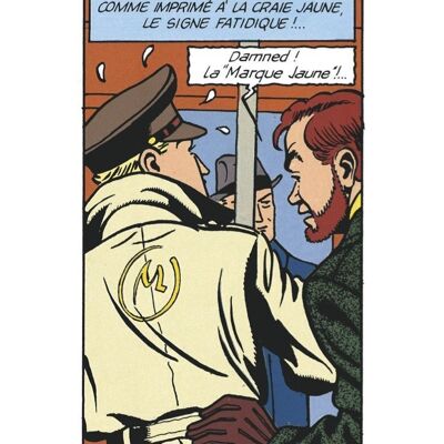 Blake et mortimer damned carte postale