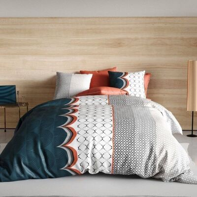 Bettlakenset 180x290 3-teilig mit DH 90x190 Cotton Antan