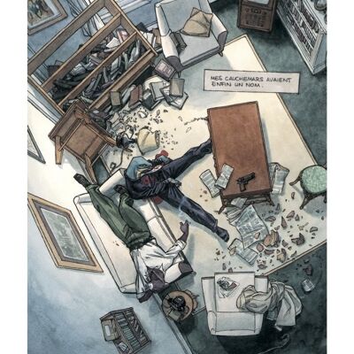 CARTOLINA DELLA SCENA DEL CRIMINE DI BLACKSAD