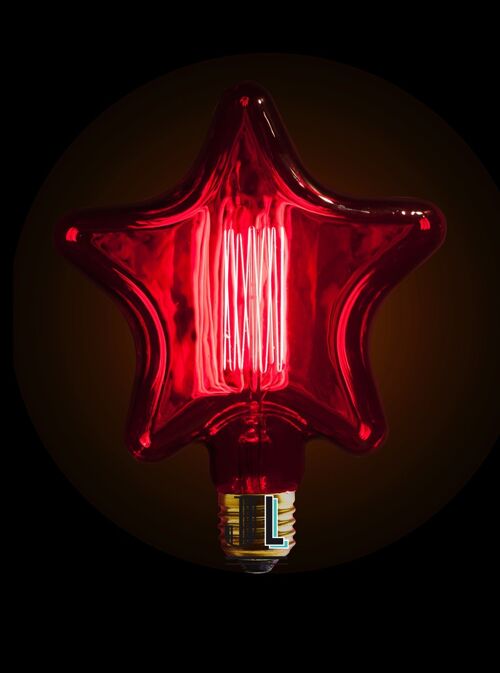 Ampoule vintage STAR RED