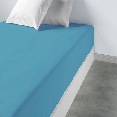 2 fitted sheets 80x200 +35 cm 100% Lagoon Cotton