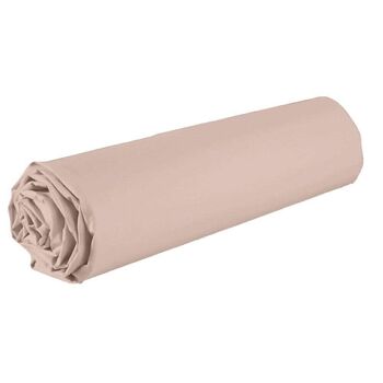 Drap housse 90x190 +35 cm Coton 57 fils Blush 3