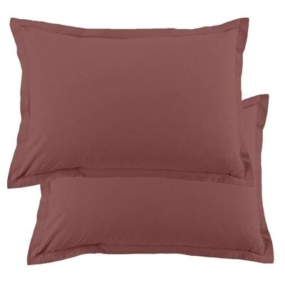 Set of 2 pillowcases 50x70 cm Cotton 57 thread count Tomette