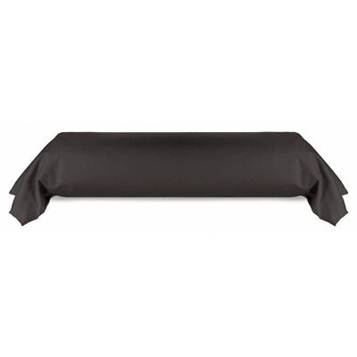 Funda Bolster 80x185 cm Algodón 57 hilos Gris Oscuro