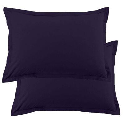 Set of 2 pillowcases 50x70 cm Cotton Imperial Blue