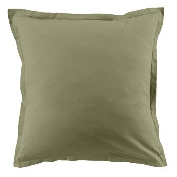 Lot de 2 taies d'oreiller 63x63 cm Coton 57 fils Verveine 3