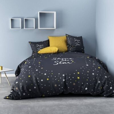 Completo letto - Copripiumino in cotone Galaxy 240x260 cm